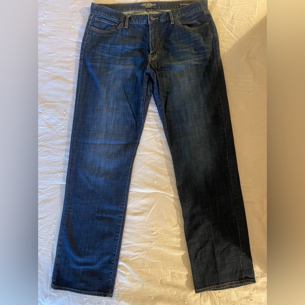 Lucky Brand Blue Jeans 361 Vintage Classic Denim - 38 x 34